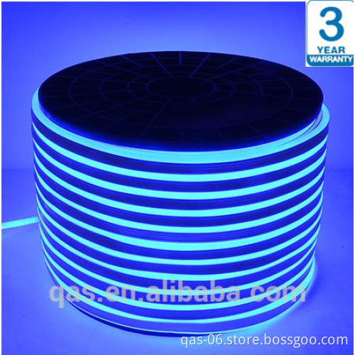 Outdoor Indoor LED Lighting Blue Flex LED Neon Light SMD 2835 120leds LED Strip Light Waterproof IP65 AC110V/220V 50M